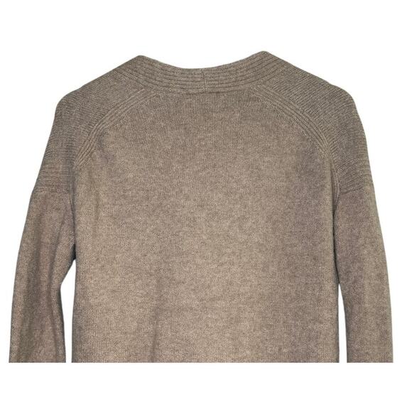J. Crew Wool Blend Button Down Long Sleeve Cardigan Sweater Pockets XS Brown - Picture 8 of 15